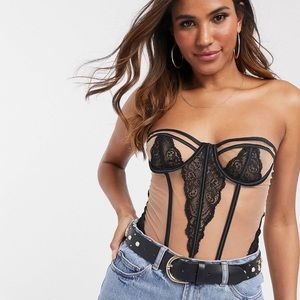 ASOS corset lace top size 34C